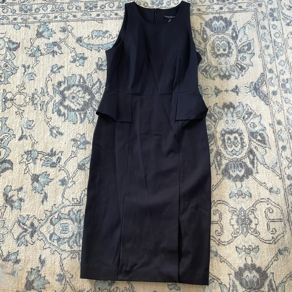 Banana Republic peplum midi dress